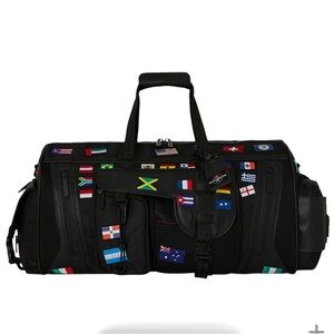 Sprayground JAMES FIRST CLASS GLOBAL FLAGS SPECIAL OPS DUFFLE